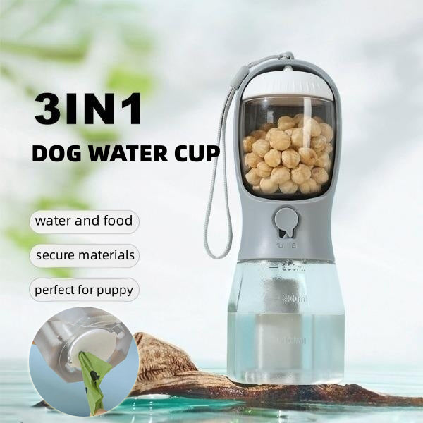 3 in 1  Dog Water Bottle