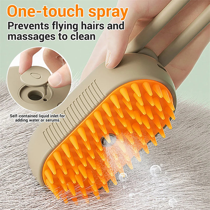 3 in 1 Electric Steam Brush For Pets