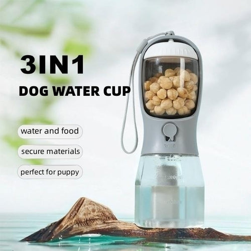 3 in 1  Dog Water Bottle