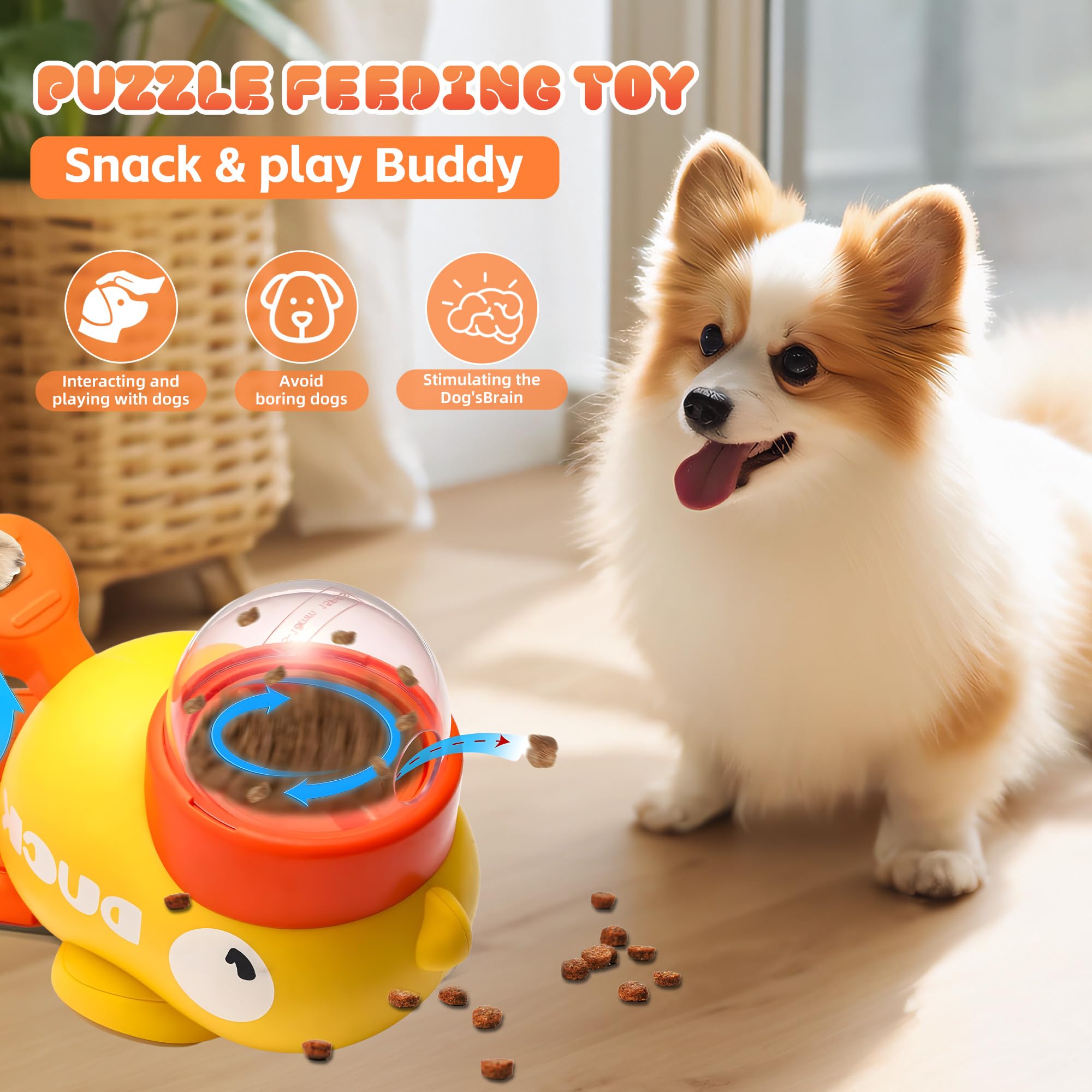 Duck Shape Pet Treat Dispenser